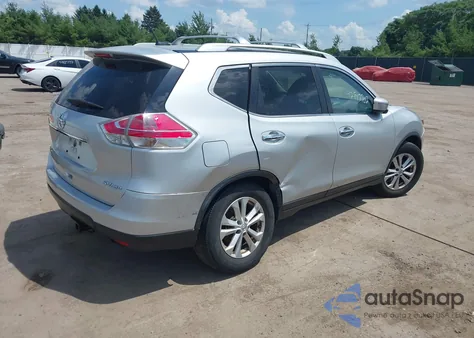 2015 Nissan Rogue Sv z USA, uszkodzony, nr VIN KNMAT2MV3FP542965